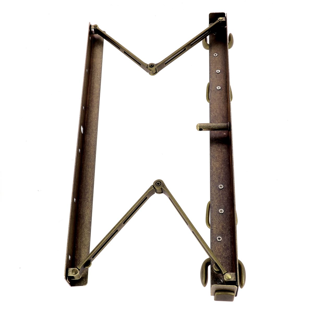 Fermoir pour sacoche docteur - Laiton vieilli - 35 cm