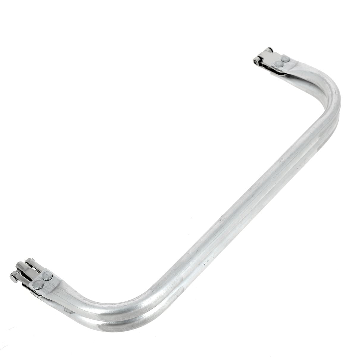 Fermoir tubulaire clic-clac en aluminium - 24 mm