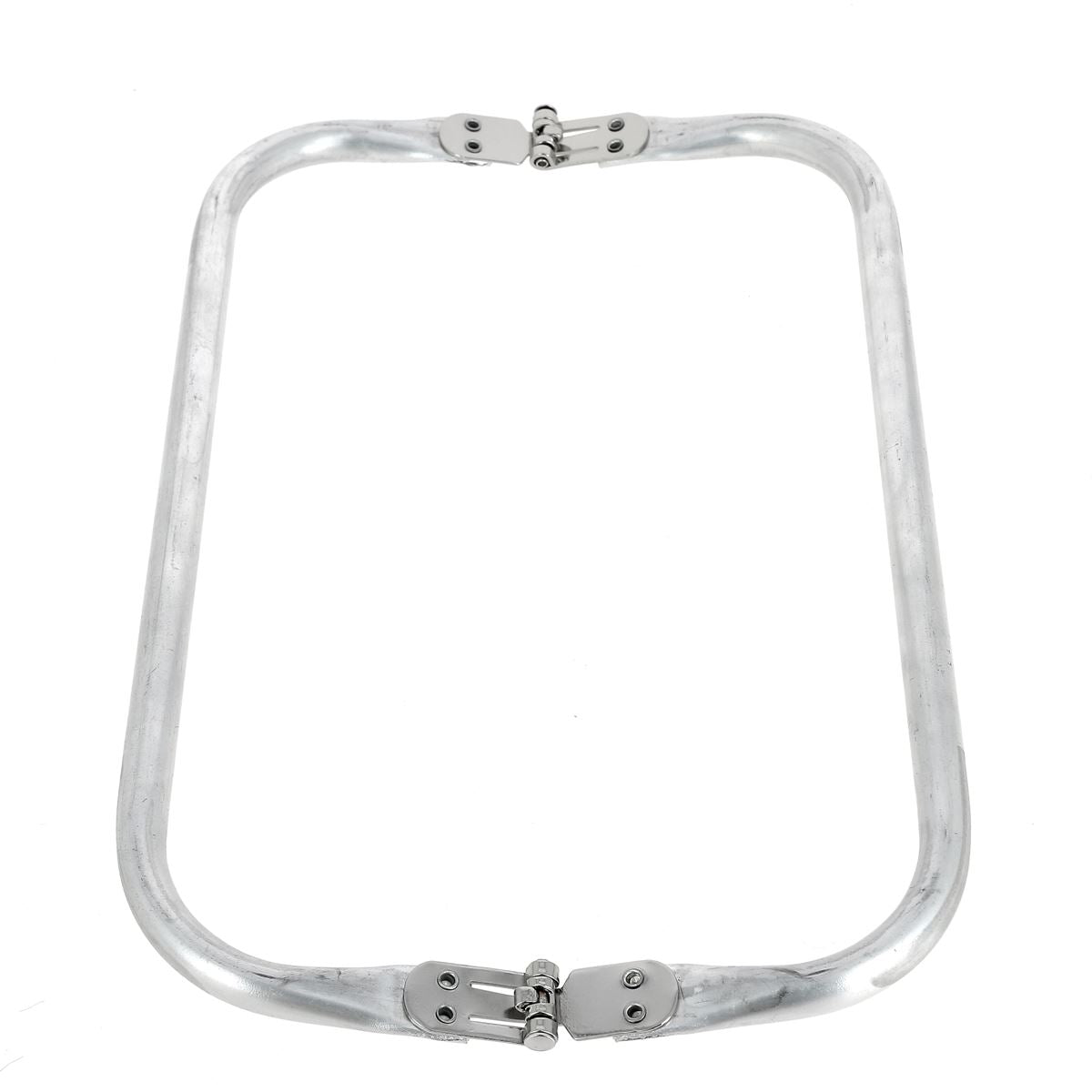 Fermoir cadre pour sac en aluminium -ouvert - 24 mm