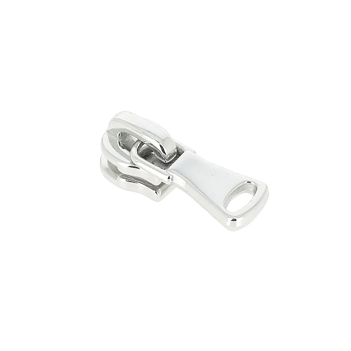 Curseur libre argenté largeur 4 mm