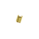 Arrêt haut pour fermeture à glissière couleur or largeur 6 mm