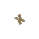 Butée métallique 6 mm en laiton vieilli pour fermeture éclair