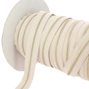 Fermeture à glissière au mètre de couleur beige finition métal laiton largeur 4 mm