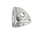 Coin métallique pour valise ou malle en cuir, largeur 23 mm