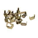 Lot de 20 agrafes pour passant en cuir - Laiton