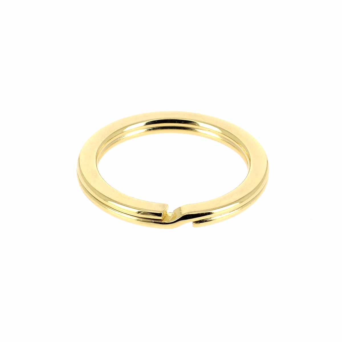 Lot d'anneaux plats de porte-clés - 22mm - Deco Cuir