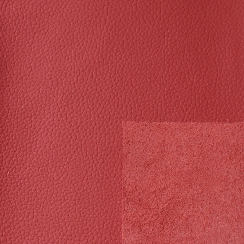 Automotive leather half skin - RED