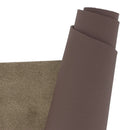 Peau de cuir automobile grain naturel de couleur chocolat, tissu luxe pour intérieur de voiture, marque Autres.