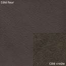 Peau de cuir automobile grain naturel - CHOCOLAT