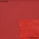 Peau de cuir automobile grain naturel - ROUGE