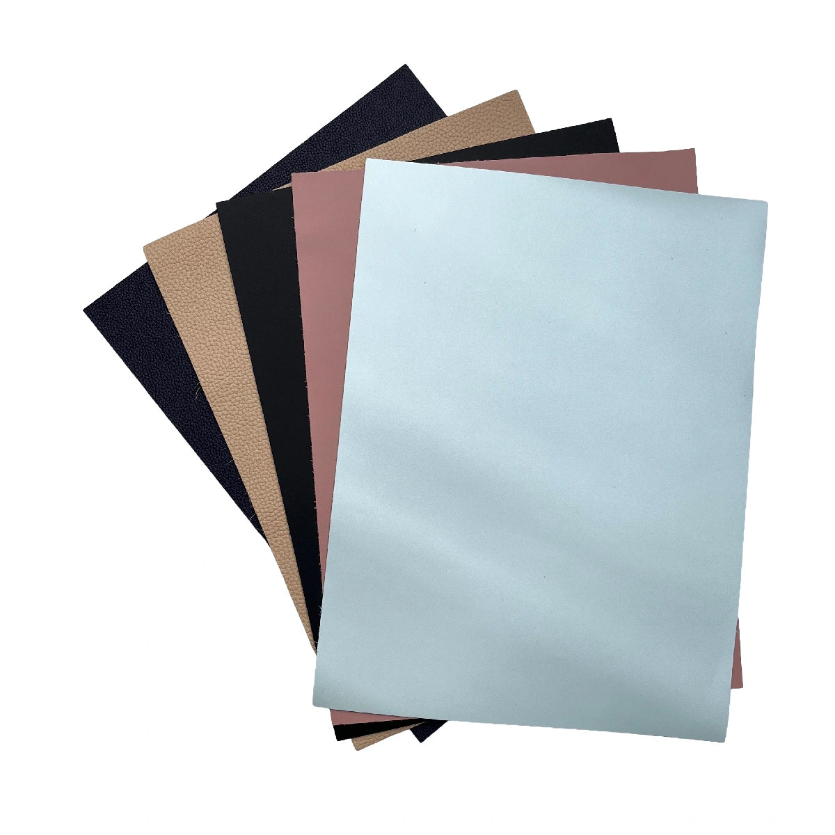 lot 12 morceaux de cuir couleurs, grains variées