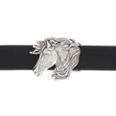 Boucle de ceinturon tête de cheval - VAL - NICKELÉ