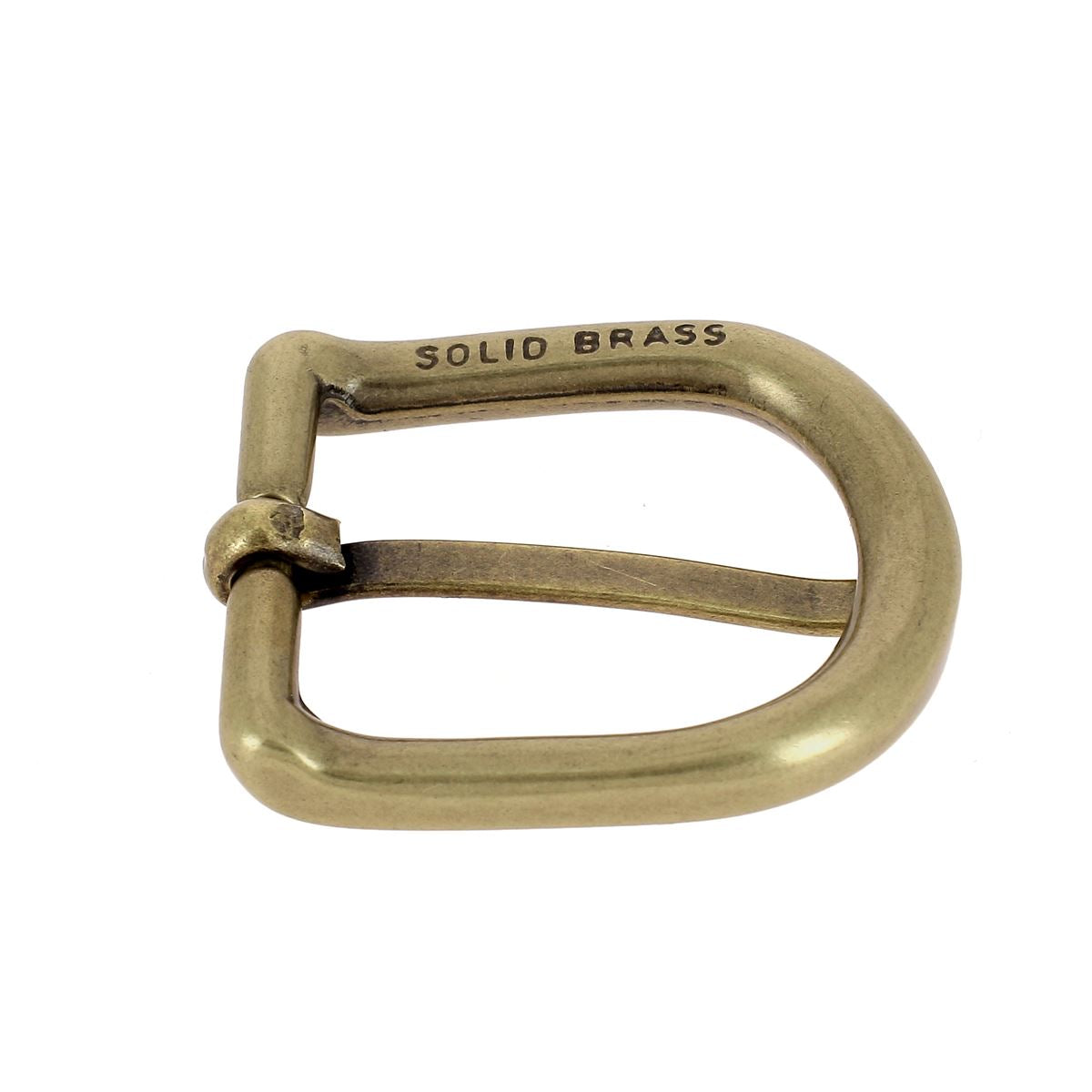 Boucle de ceinture en laiton massif AEL - 25mm - Deco Cuir