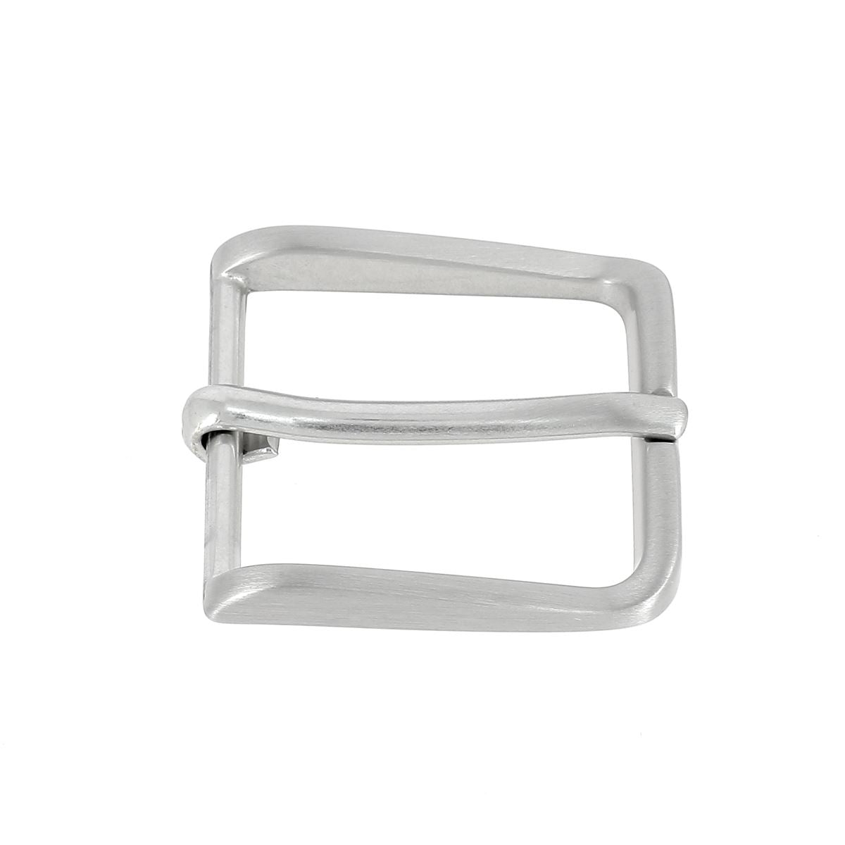 Boucle de ceinture carré - Nickelé satiné - Pour sangle 30 mm