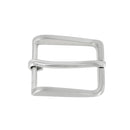 Boucle de ceinture carré - Nickelé satiné - Pour sangle 30 mm
