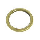 Anneau rond moulé - LAITON VIEILLI SATINÉ - 40mm