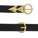 Boucle de ceinture en laiton massif EVI - 15mm - Deco Cuir