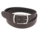 ceinture en cuir cousue avec boucle à griffe réversible SLY