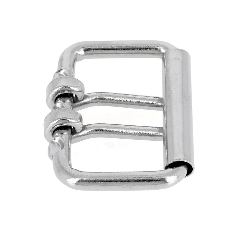 Boucle de ceinture à double ardillon et à rouleau ELY Deco Cuir