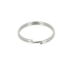 Anneau rond de porte-clés - NICKELÉ - 25 mm