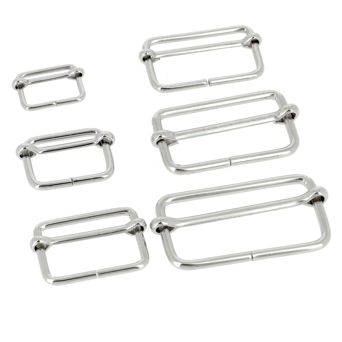 Gamme boucles coulissantes - NICKELÉ - Fil fin