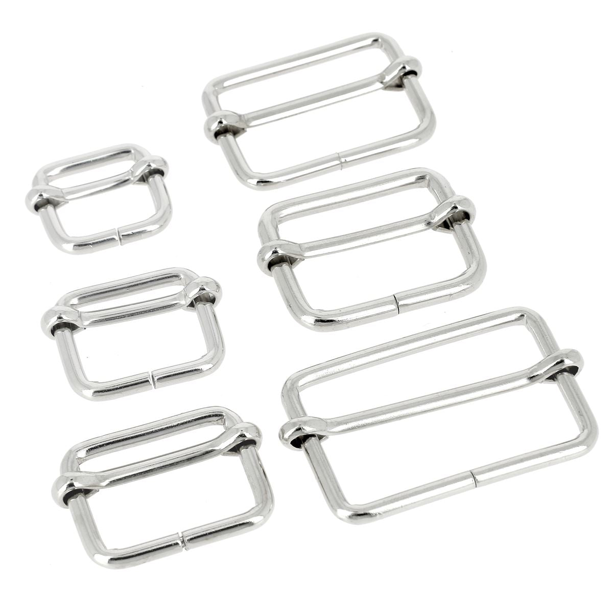 Gamme boucles coulissantes - NICKELÉ - Fil épais