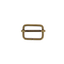 Lot de boucles coulissantes pour bandoulières réglables - LAITON VIEILLI - Fil fin - 20 x 14 mm