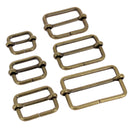 Gamme de boucles coulissantes - LAITON VIEILLI - Fil épais