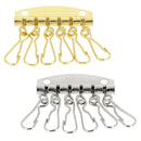Support de porte clés vintage avec 6 mousquetons