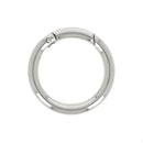 Mousqueton rond - NICKELÉ - Deco Cuir