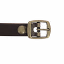 Lot de mini boucles doubles avec chape en acier YVA - LAITON VIEILLI - Deco Cuir