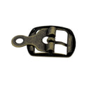 Lot de mini boucles doubles avec chape en acier YVA - LAITON VIEILLI - Deco Cuir