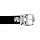 Lot de mini boucles doubles avec chape en acier YVA - NICKELÉ - Deco Cuir