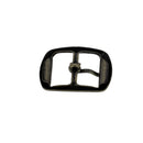 Lot de mini boucles doubles en acier AZA - LAITON VIEILLI - Deco Cuir