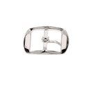 Lot de mini boucles doubles en acier AZA - NICKELÉ - Deco Cuir