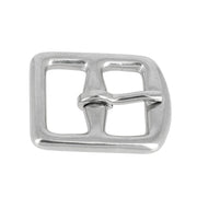Boucle d'étrivière en inox pour bride de cheval, pièce de bouclerie robuste et résistante, fixation pour selle ou bride.