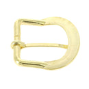 Boucle en demi-rond estampée en acier BIS - Deco Cuir