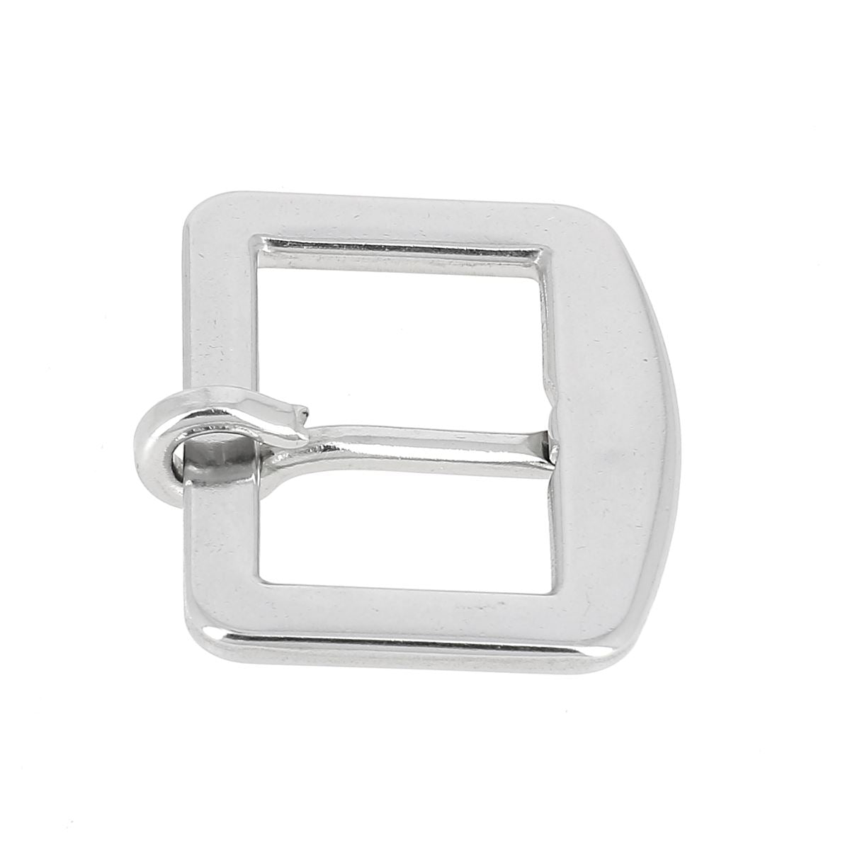 Boucle équestre en inox plate et résistante 