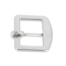 Boucle équestre en inox plate et résistante 