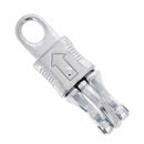 Mousqueton anti-panique en inox zingué