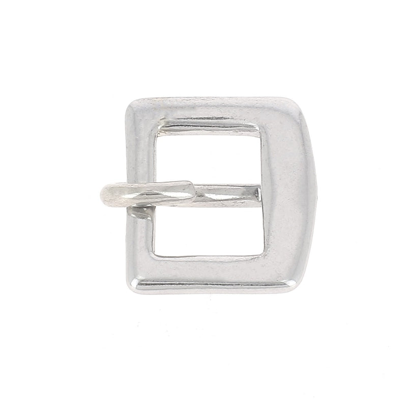 Mini boucle ÉZO - En acier nickelé - Pour lanière de 1 à 1,3 cm