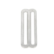 Passant double en acier nickelé pour sangle de 50mm, bouclerie solide pour couverture de cheval.