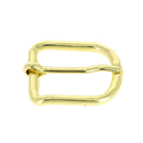 Boucle non soudée estampée en acier ALP - Laiton - 30mm