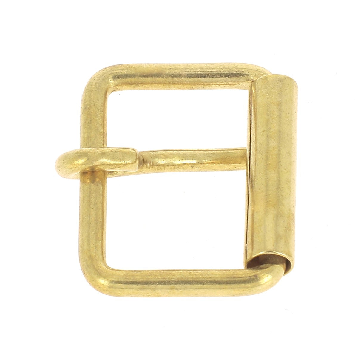 Boucle pour lanière en cuir en fil rond à rouleau non soudée BRU - série légère idéale pour maroquinerie - Poursin - Made in Francr