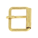 Boucle pour lanière en cuir en fil rond à rouleau non soudée BRU - série légère idéale pour maroquinerie - Poursin - Made in Francr