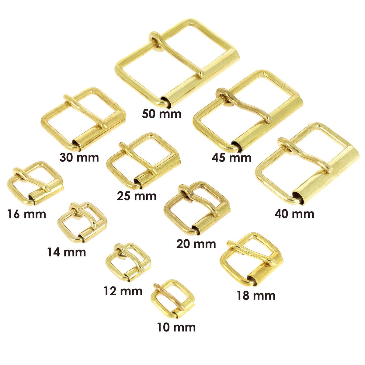 Boucle en fil rond à rouleau non soudée BRU - série légère idéale pour maroquinerie - Maison Poursin - Fabriqué en Francr