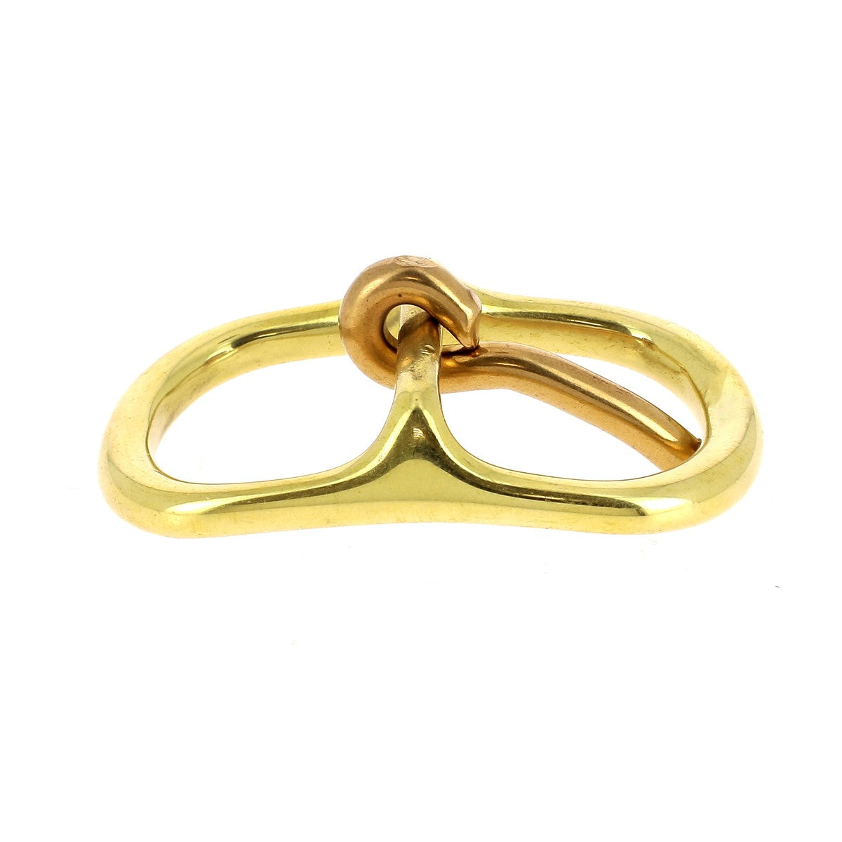 Boucle double en laiton - Idéale pour équipement équestre- S. Poursin - Made in France