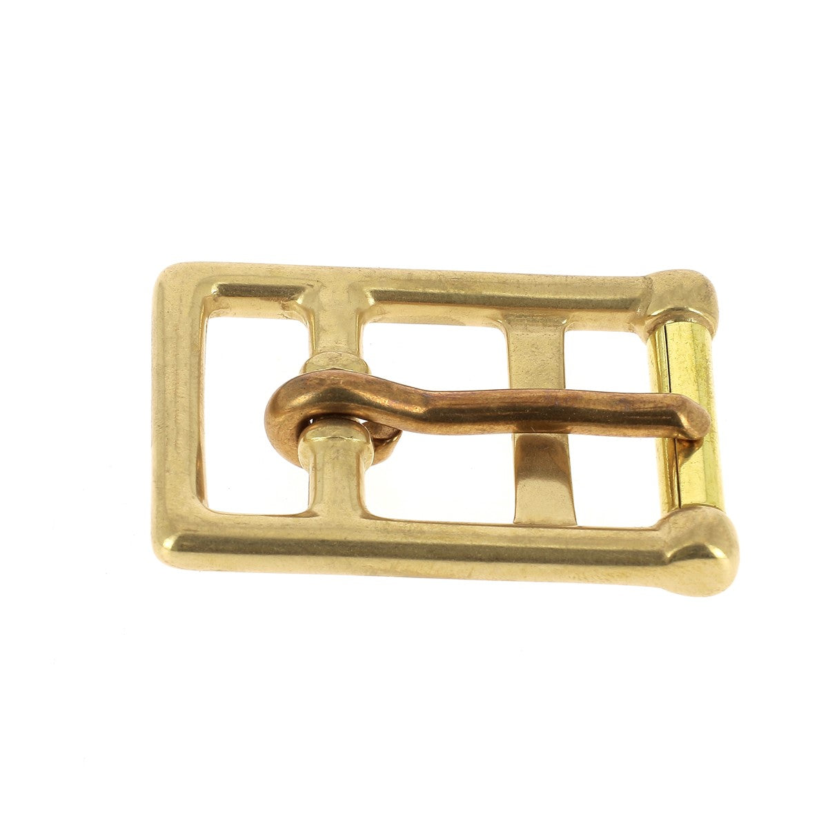 Boucle de sangle à rouleau en laiton - pour lanière de 27 mm - S. Poursin - Fabriqué en France