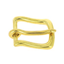 Boucle dossière Lyre en laiton - 32mm - S. Poursin - Fabriqué en France