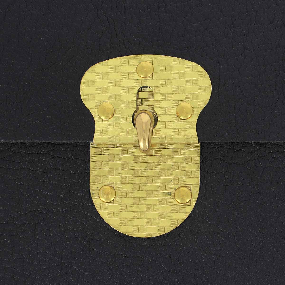 Fermoir pour sac en laiton - État-Major SEM 89 - S. Poursin - Effet panier en osier